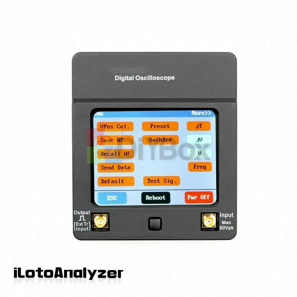 2.4inch TFT Mini Digital Handheld Oscilloscope DSO112A 2MHz Touch Screen