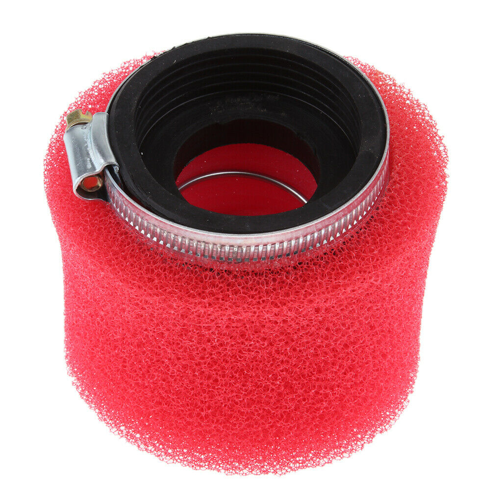 Motorcycle Sponge Air Filter Cleaner Red for Yamaha Kawasaki ATV Buggies Part