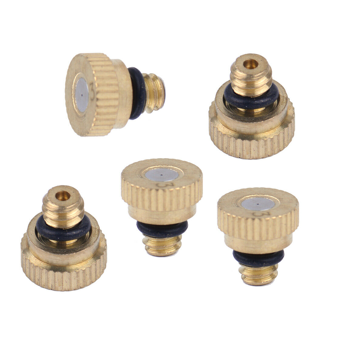 30x Misting Nozzle Fogging Spray Sprinkler Head for Cooling System 10/24 An