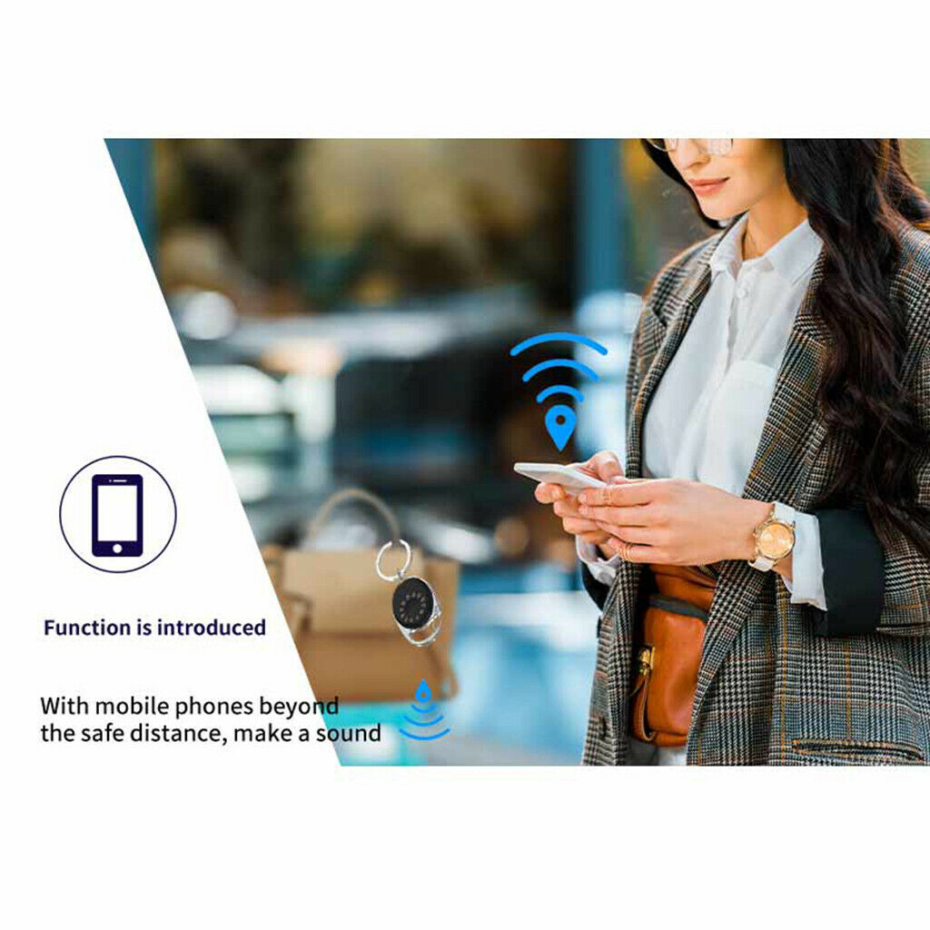 Anti-Lost Key Finder Device with App for Keys Purse Wallet Backpacks Luggage