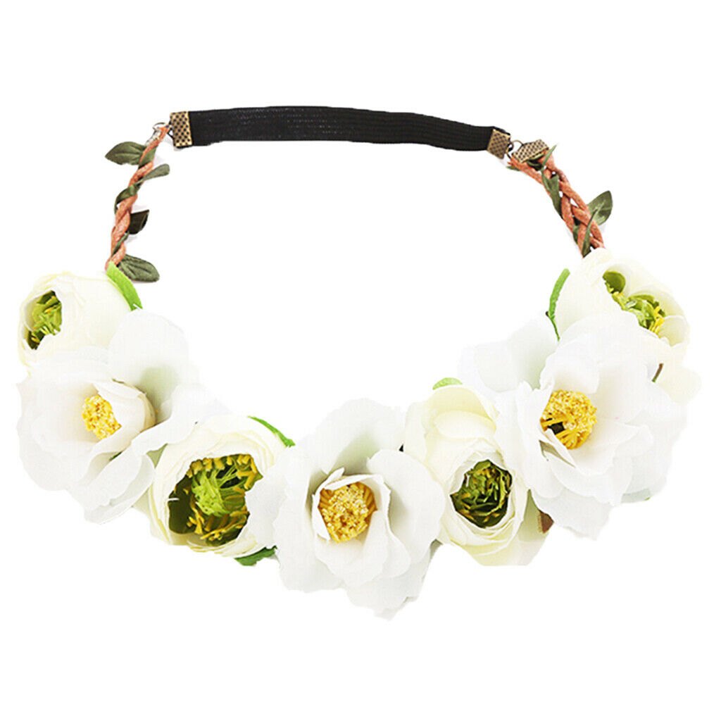 Wedding Party Festival Garland Hairband Flower Headband Bridesmaid Accessory