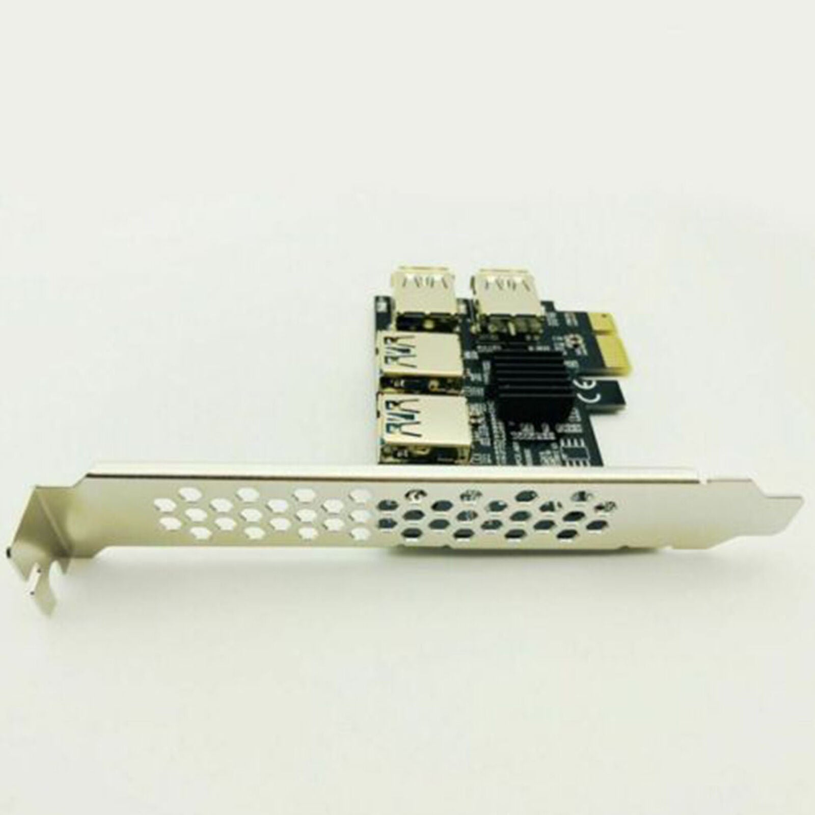 New 4 Slot USB 3.0 PCI-E Express 1x to 16x Riser Card Adapter PCIE Multiplier
