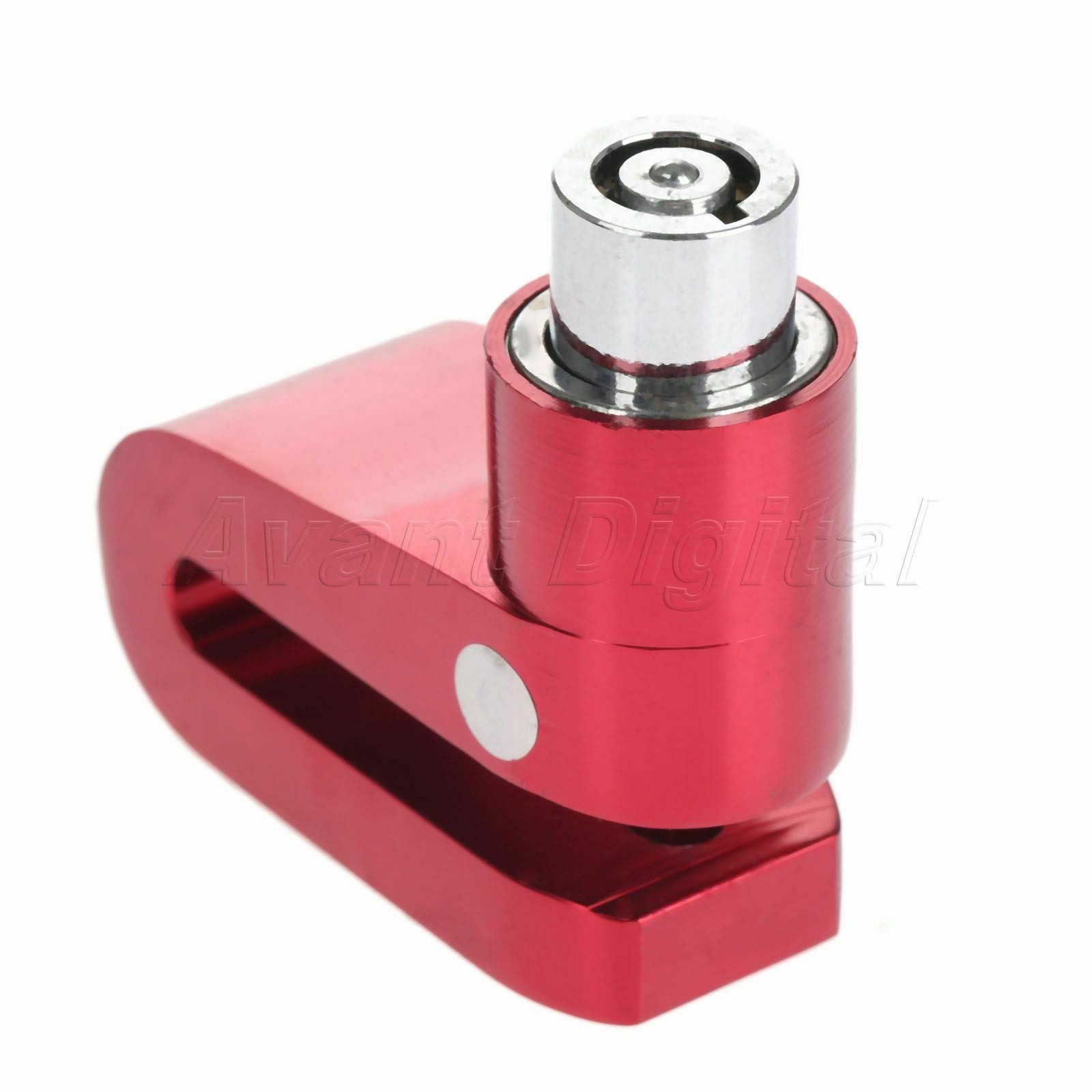 Anti-theft Security Disc Brake Wheel Lock for Motorcycle MotorBike Bicycle Red