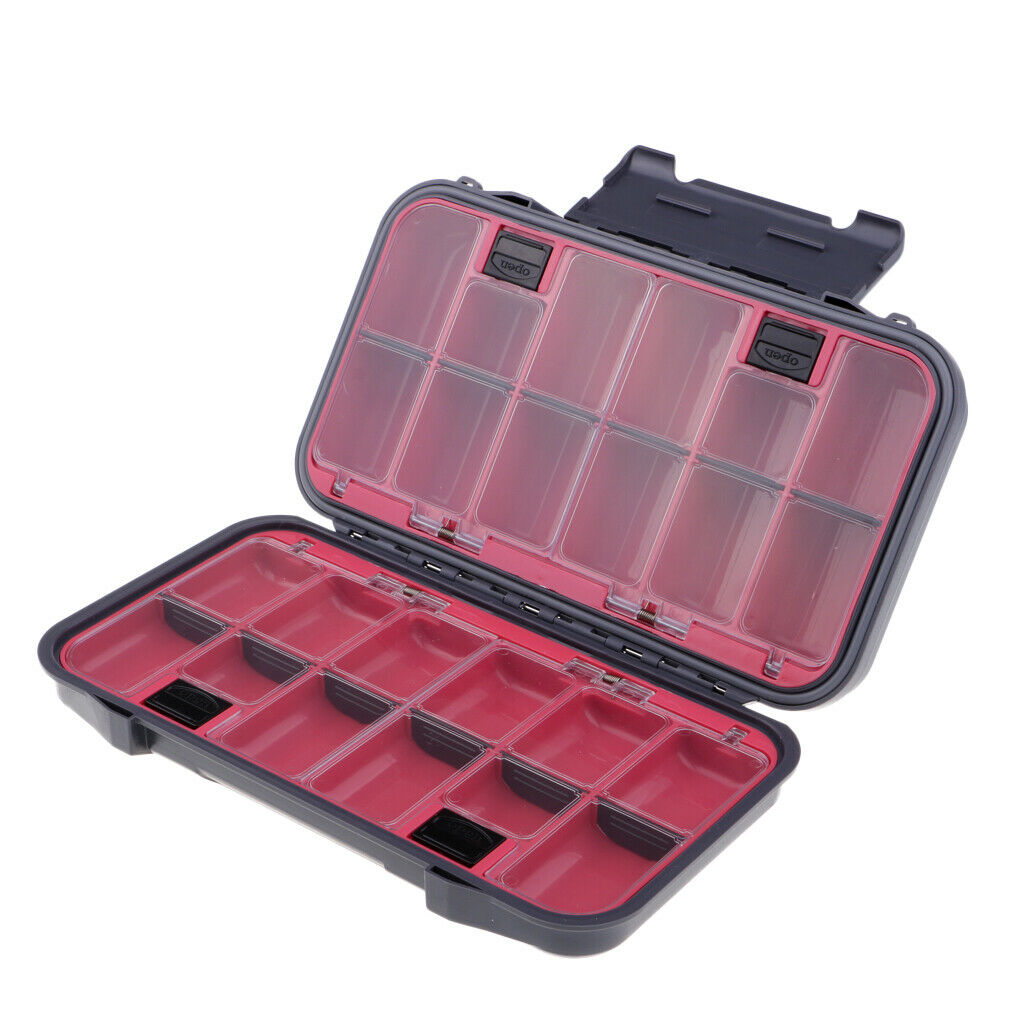 Waterproof Fishing Accessories Box Fishing Tackle Bag Box 24 Compartments