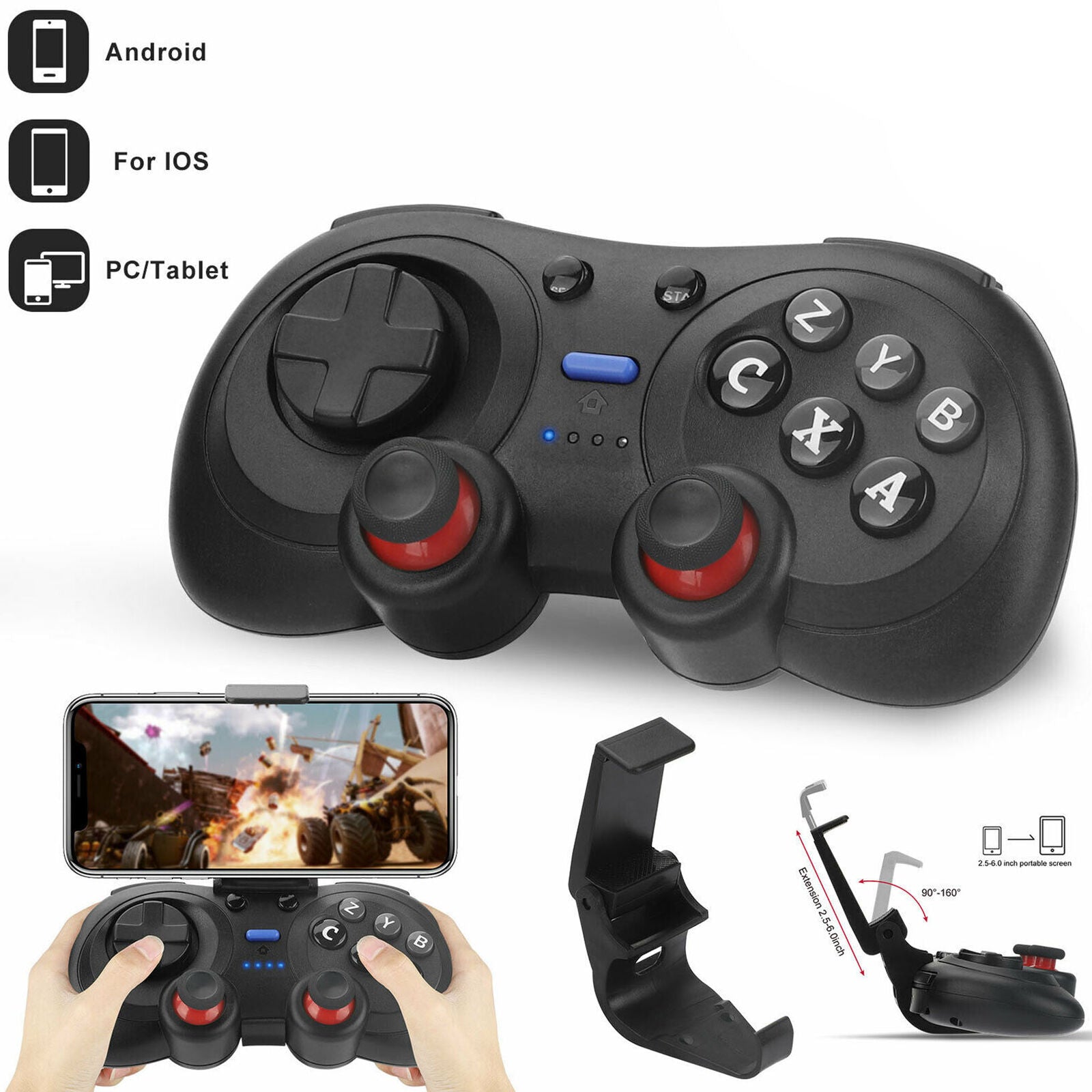 For Sony PS4 Controller Adapter Gamepad Extender Back Button Turbo key Dualshock