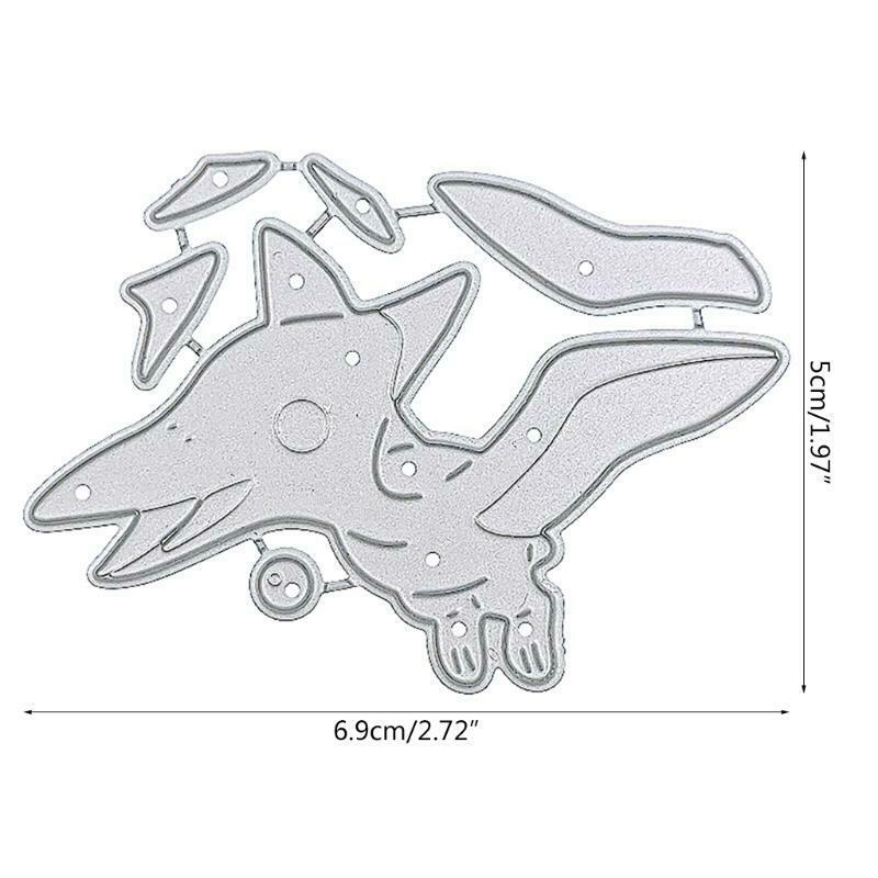 Cute Flying Pterodactyl Carbon Steel Cutting Dies DIY Scrapbooking Photo Album