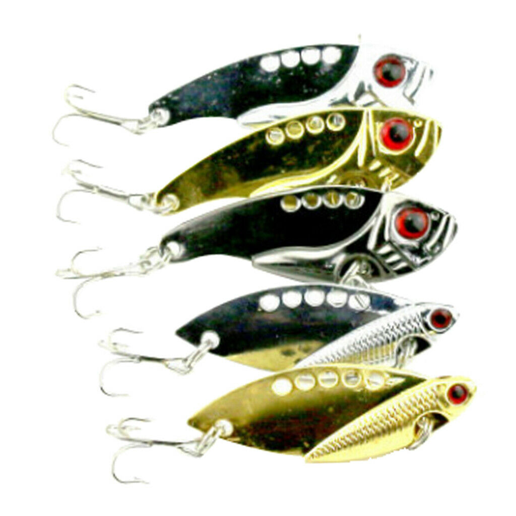 5Pcs Spoon Fishing Lure Hard Bait Fishing Artificial Bait Fishing Equipment