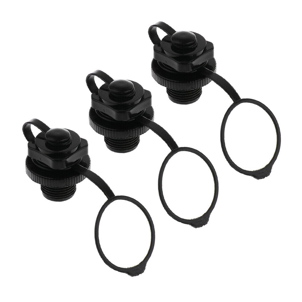 3X   22MM   SPIRAL   AIR   VALVE   PLUG     - WAY   INFLATION   REPLACEMENT