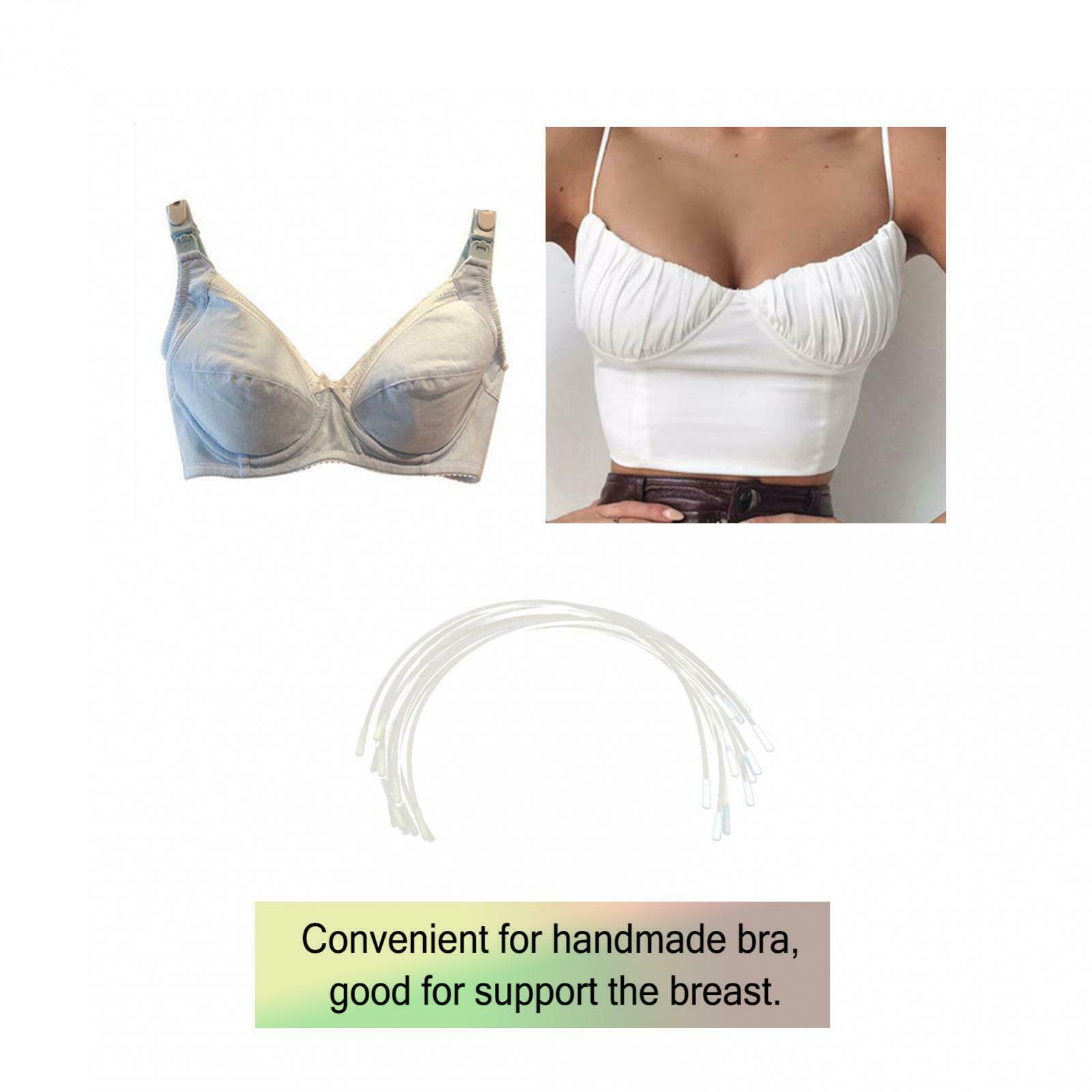 12Pcs Bra Underwire Girls Metal Bra Wires Replacements DIY Brassiere E Cup