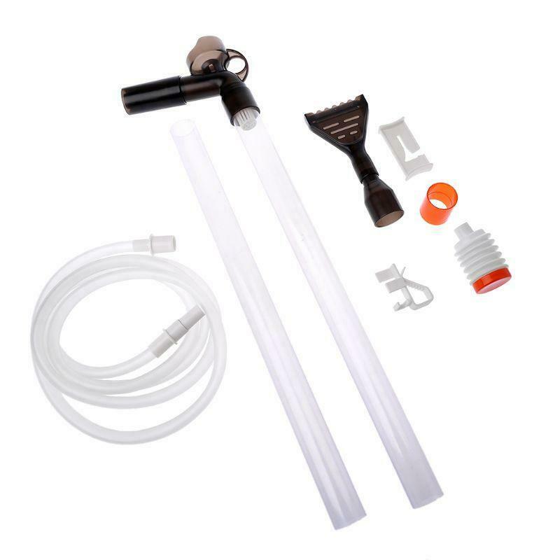 Aquarium Fish Tank Cleaner Quick Release Aquarium Vacuum Siphon Pump-Fish Tank