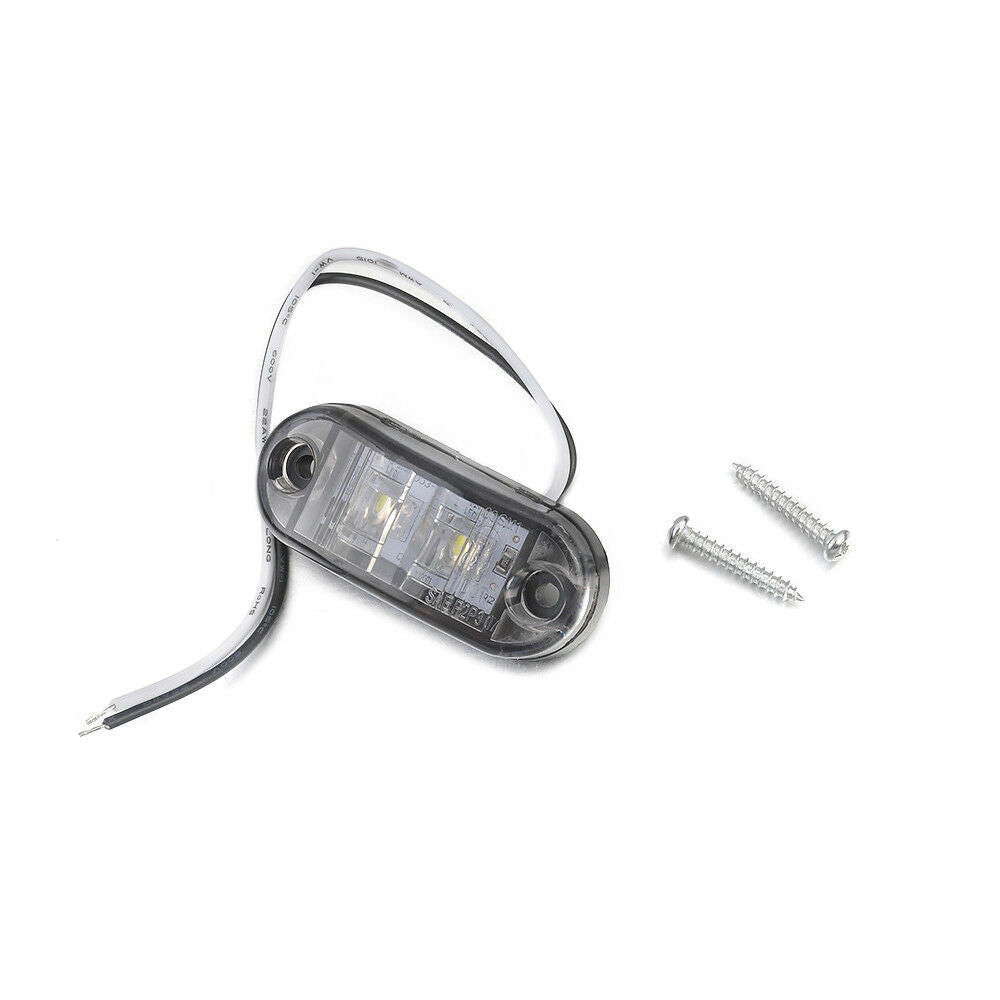 LED super Amber Side Marker Clearance Light Lamp Car Truck Trailer Caravan 12V