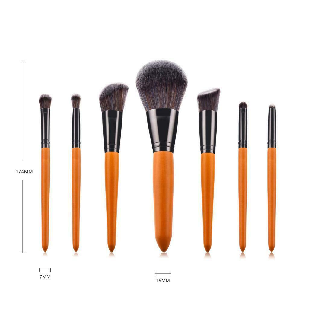 7 Pieces Face Makeup Brushes Set, Synthetic Eyeshadow Brushes Cosmetics Brushes