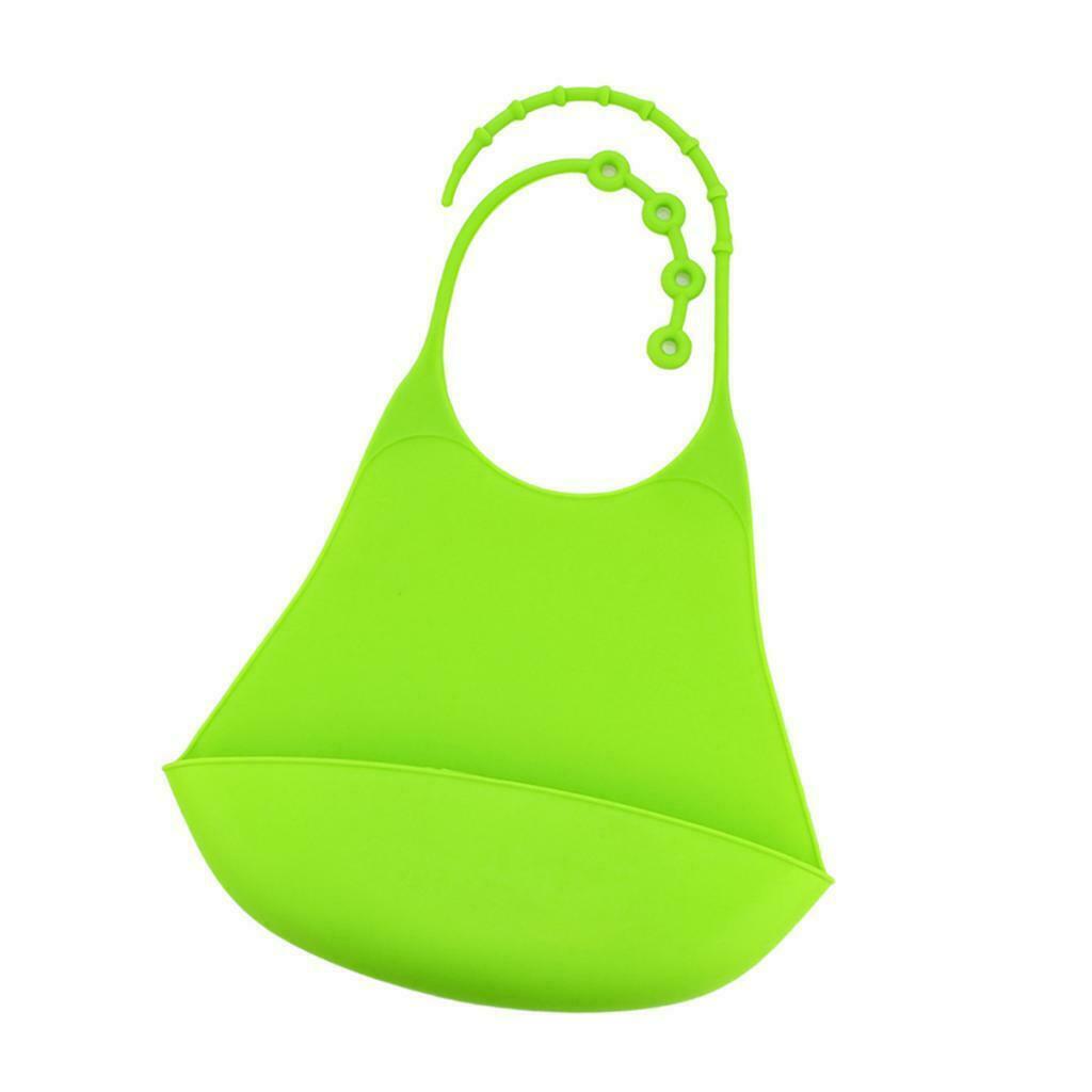 Lots 2 Kids Silicone Bib Reusable Mealtime Clothing Protector  Yellow