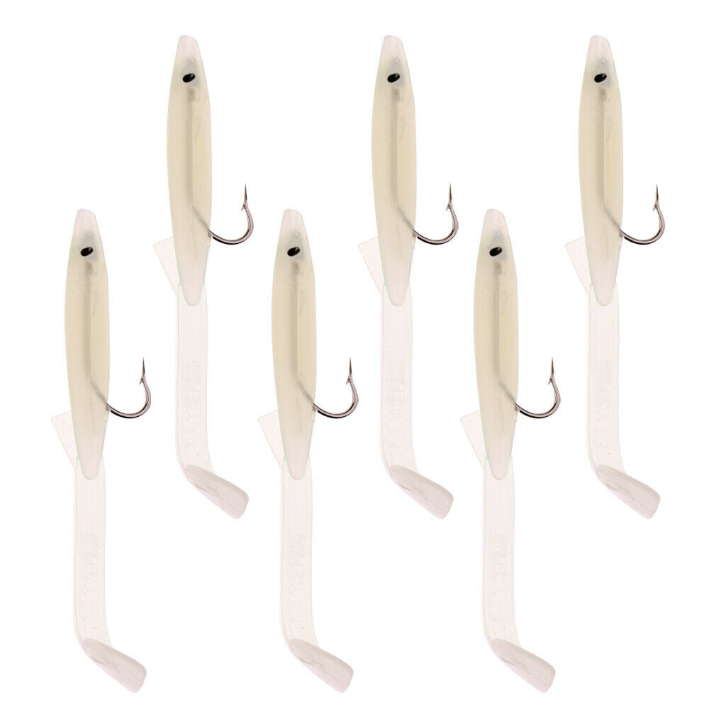 Set of 12 pieces high simulation eel fishing lures vivid soft fishing lures