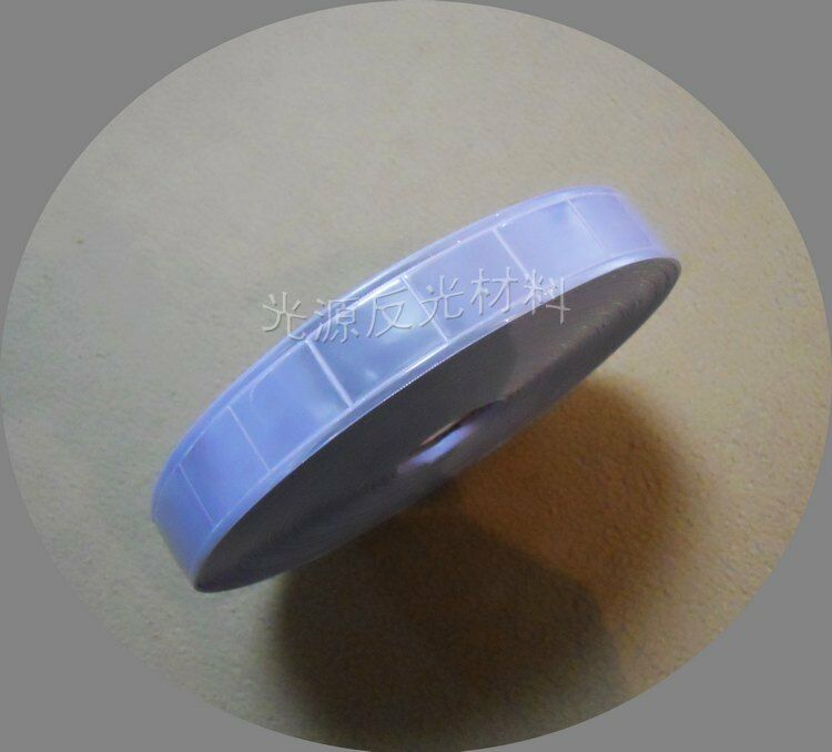 9'x1" Lime Gloss Reflective Tape Pvc Sew On Material  6 M