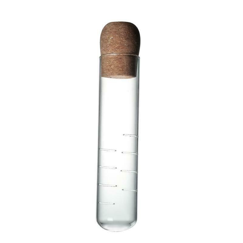 Cork Glass Bottle Transparent Tea Strainer Mini Empty Bottle Tea Infuser Tube B