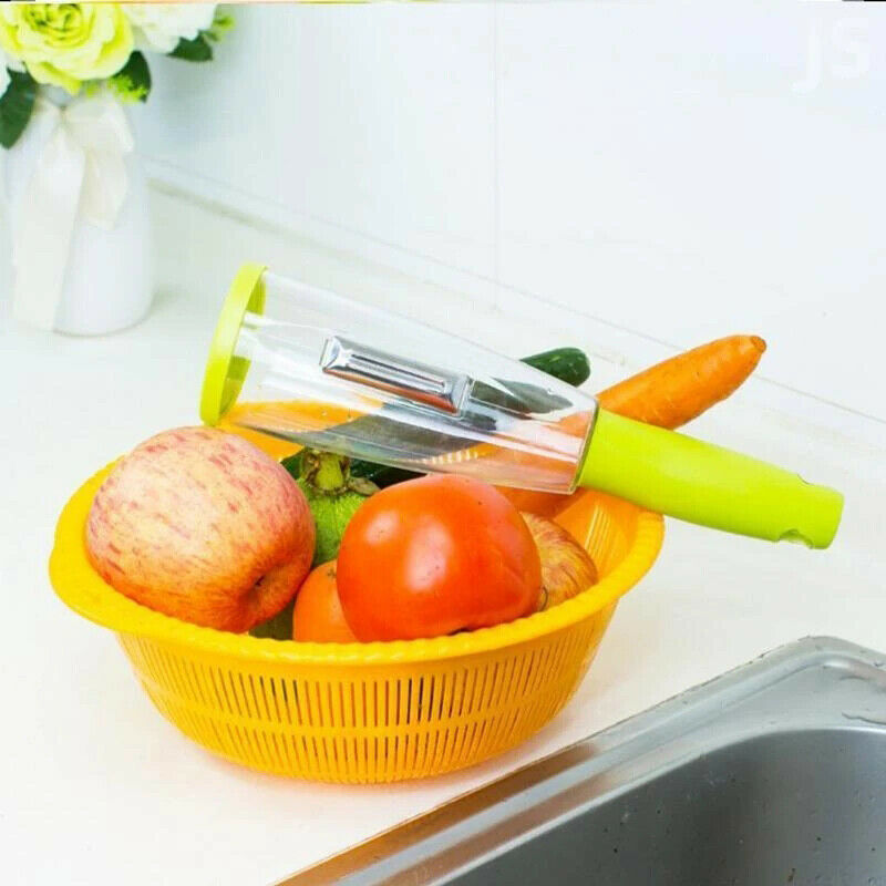 Peeler Stainless Steel Multi-functional Storage Peeler With Container For Fruit!