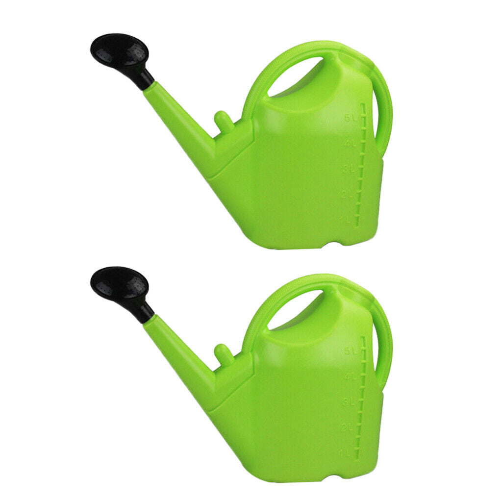 2pcs Long Spout Mouth Watering Can Water Kettle Indoor Garden Plant Home