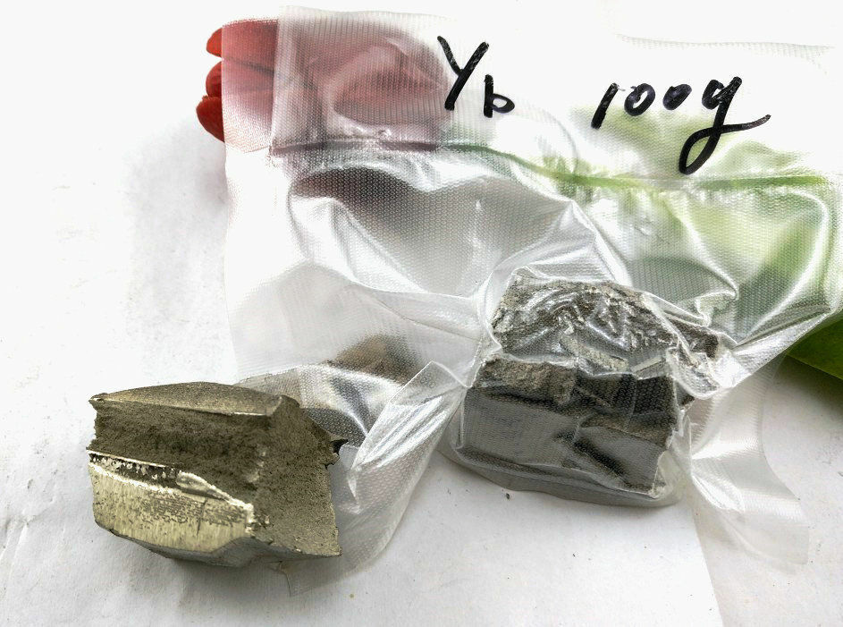 100 grams High Purity 99.9% YTTERBIUM Yb Metal Lumps