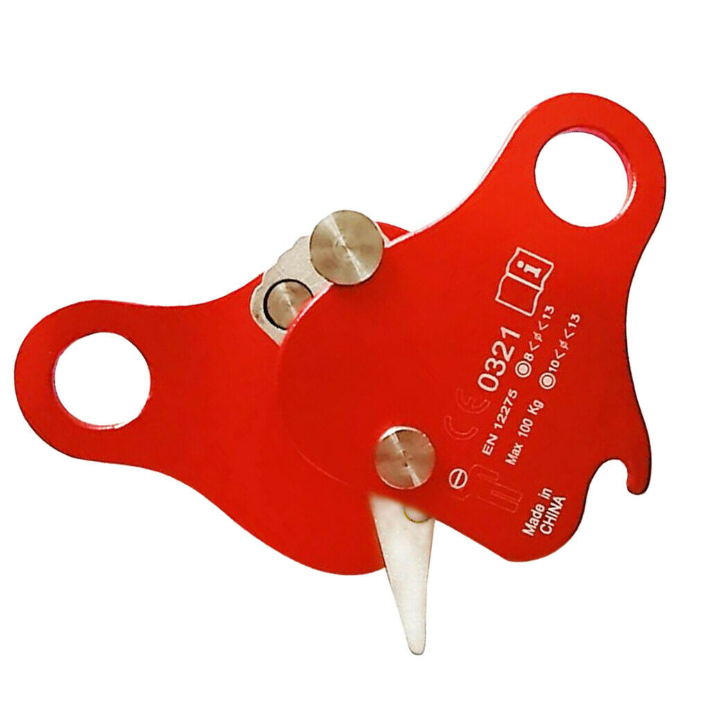 Outdoor Climbing Arborist Mountaineering Gear Rope Grab for 10-13mm Rope