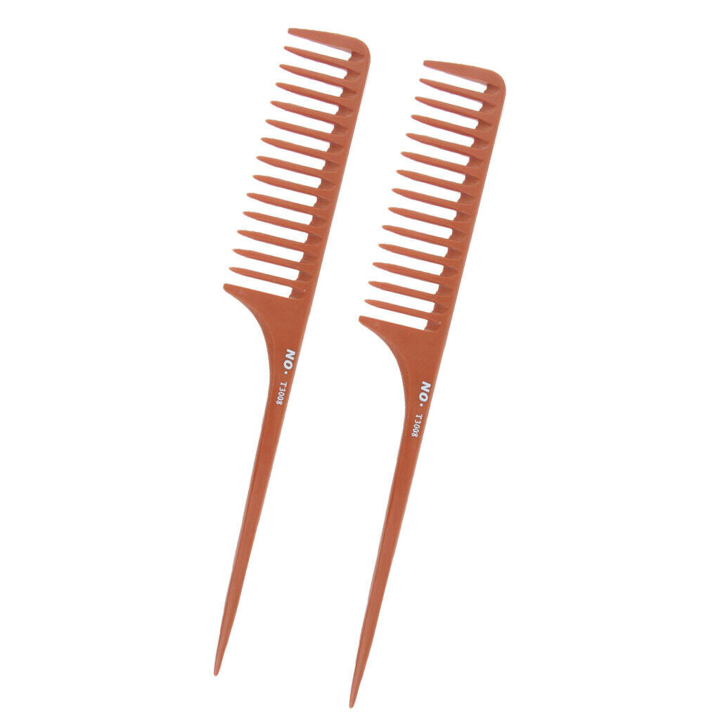 2 Pieces Anti-static Long Hair Styling Combs