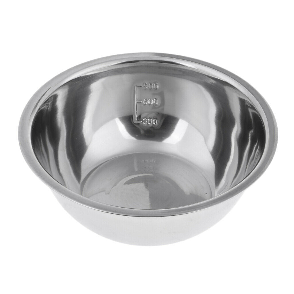 5 Pieces Camping Stainless Steel Mixing Bowl Outdoor Cookware Picnic Hiking