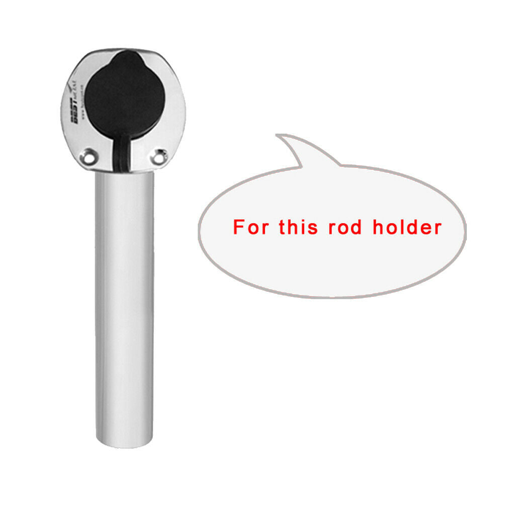 Fishing Rod Bracket Rubber Inner Sleeve Tube Liner with   Cover 30 Degree