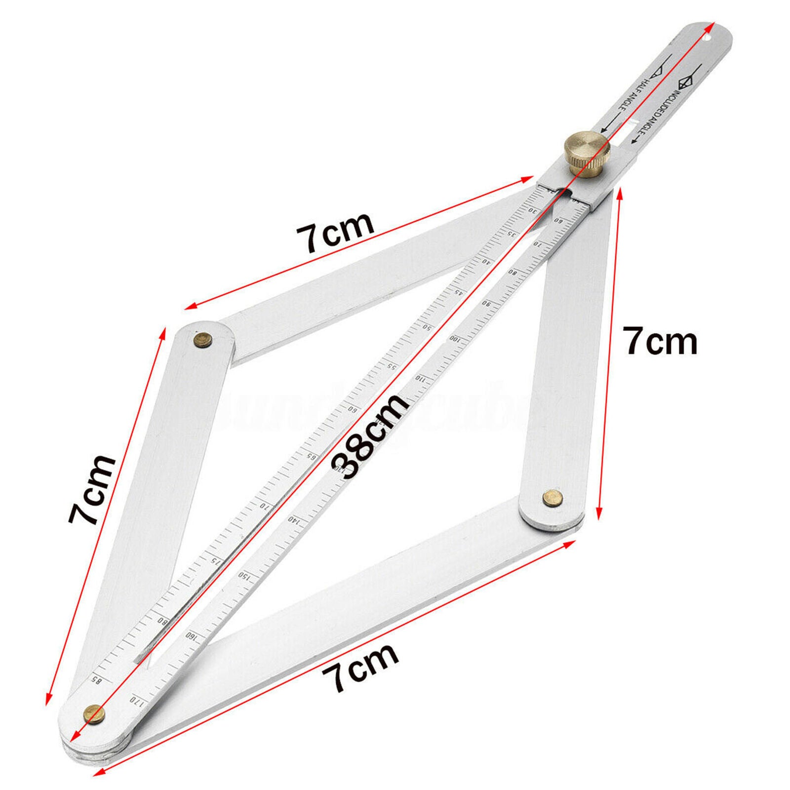 Miter Angle Measuring Tool Ruler Protractor Multi-Angle Frame Woodworking Tools