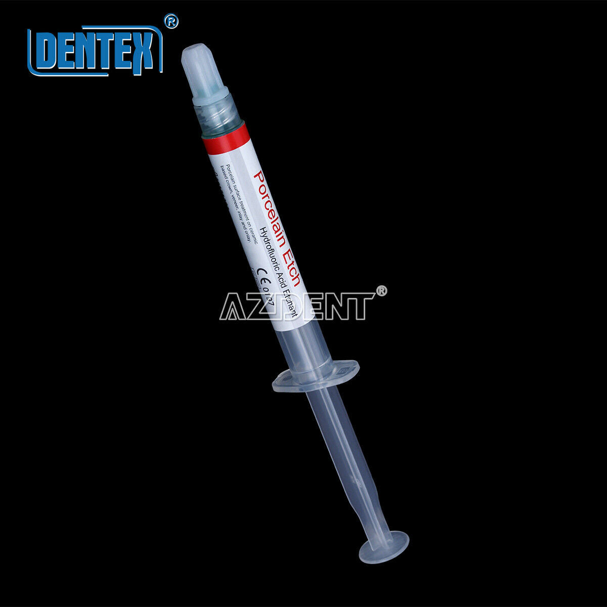 10X Dentex.Etch Dental Porcelain Gel 9.5% Hydrofluoric Acid Etchant 2.5ML