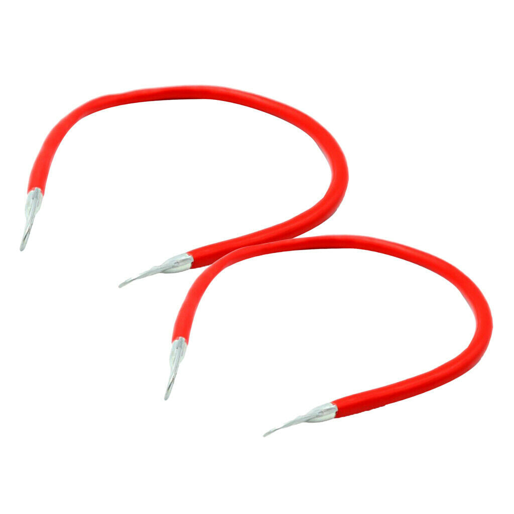 2Pcs 5AWG Battery Cable Wire Battery Power Inverter Cables for Marine Red