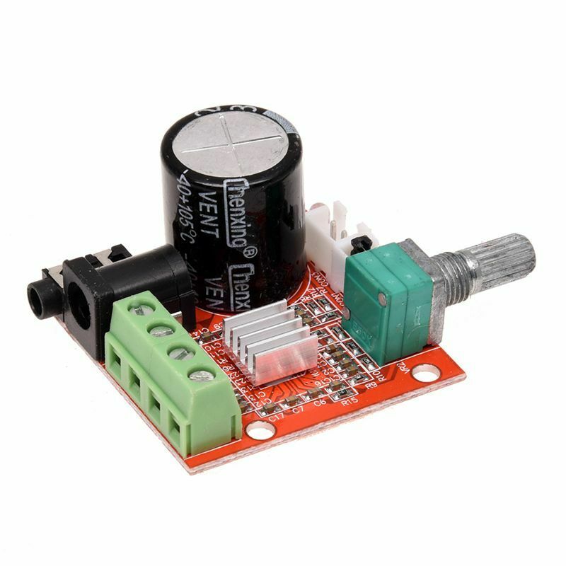 Mini Hi-Fi Audio Stereo Amplifier 2x10W PAM8610 Dual Channel D Class Module LU2