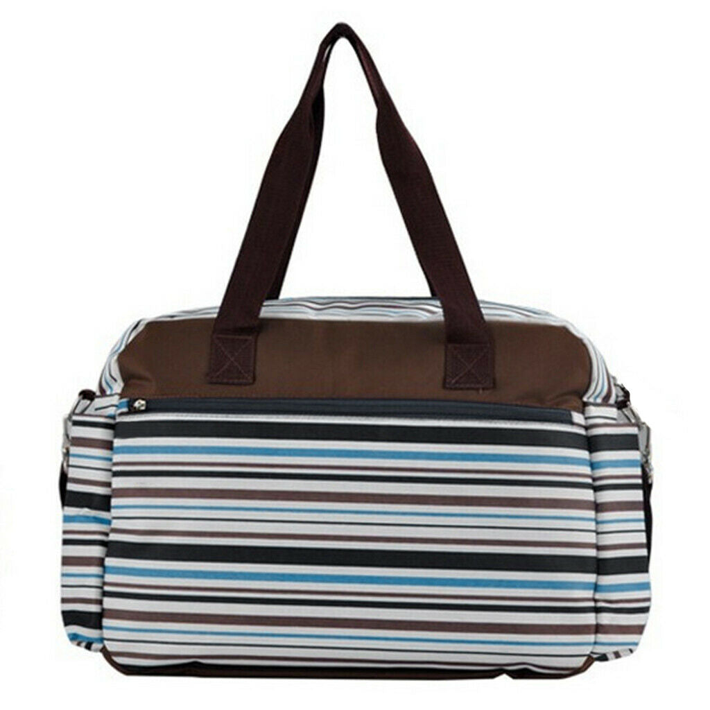 Waterproof Wearable Mummy Diaper Bag with Changing Pad Blue