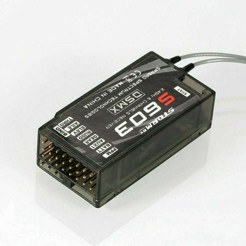 S603 2.4GHz 6CH DSM-X DSM2 Spread Receiver For JR Spektrum Dx5e Dx6i Dx7s Dx8