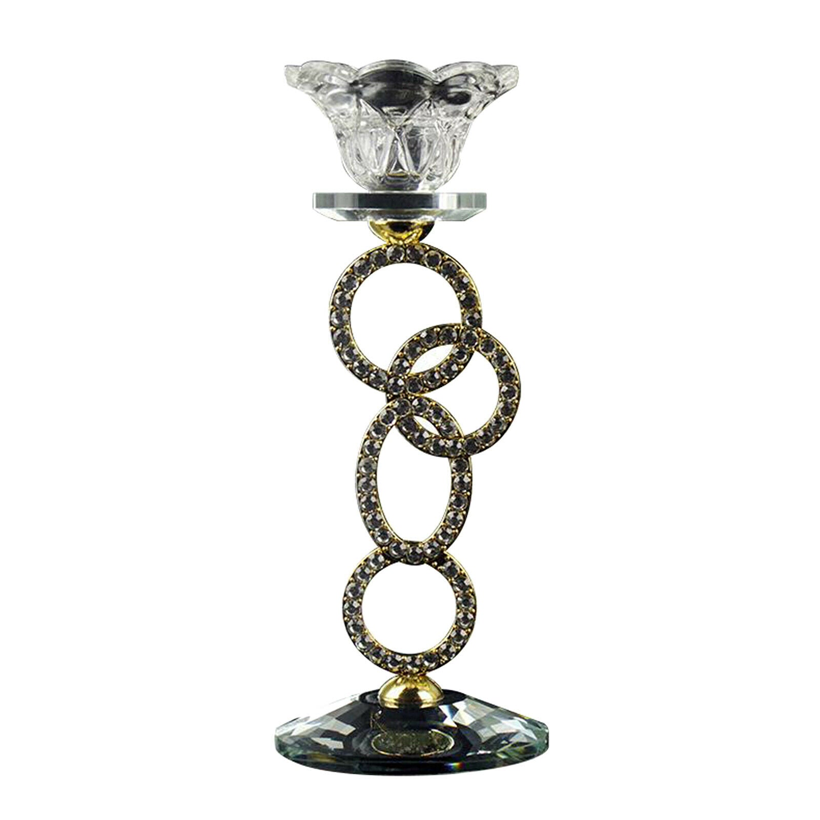 19x7cm Candlestick Stand Wedding Candle Holder Ornaments for Church Temple