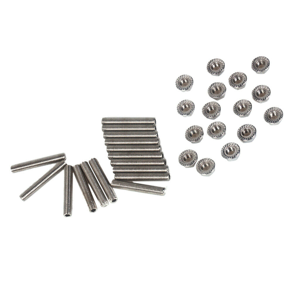 Stainless Exhaust Manifolds Stud Kit for Ford 4.6 & 5.4 Liter V8 2 Manifolds