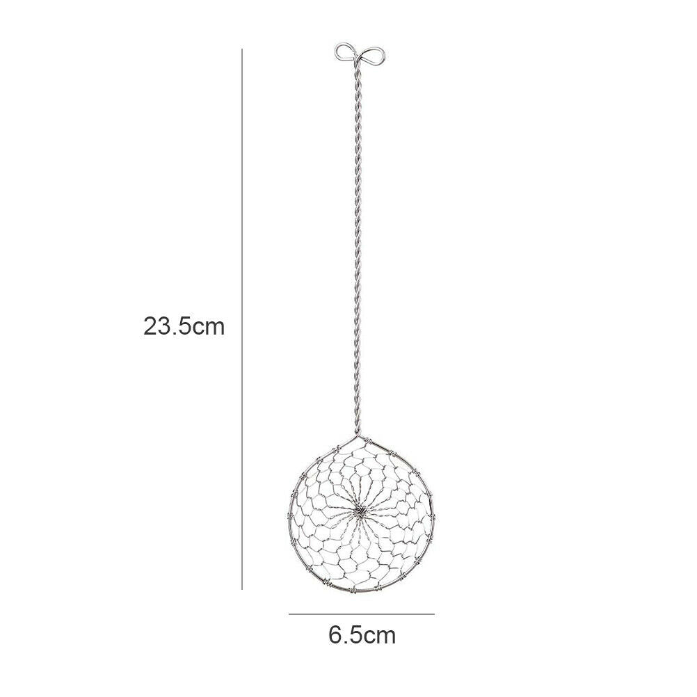 Long Handle Fondue Sieve Hot Pot Colander Stainless Steel Fondue Strainer