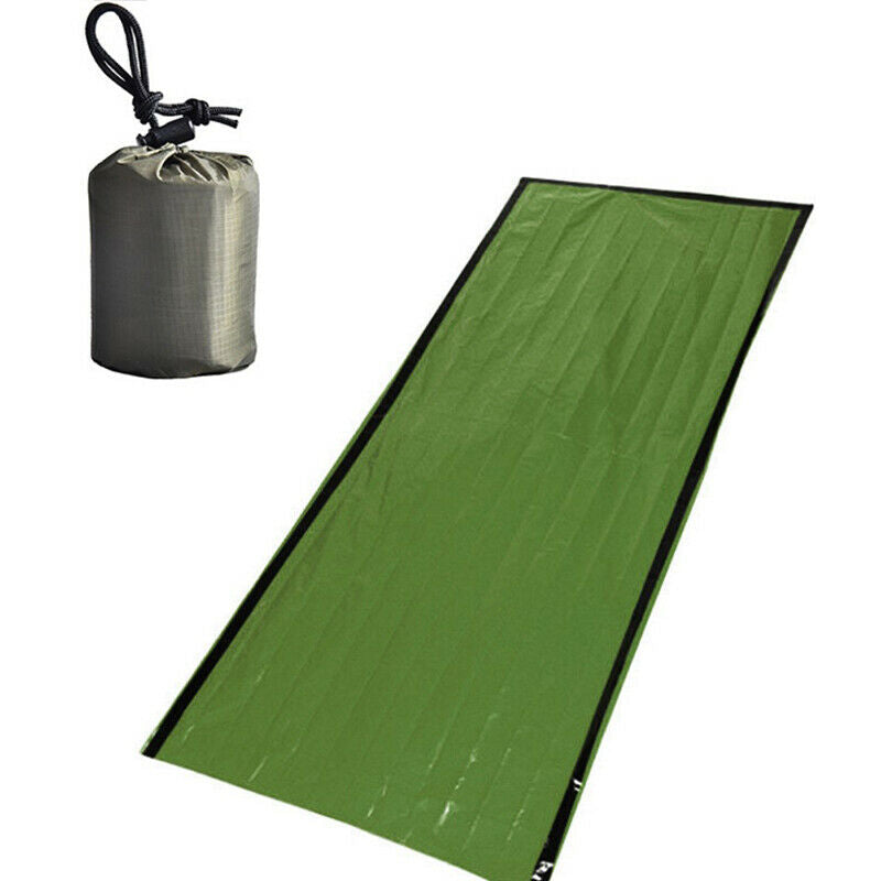 Outdoor Emergency Sleeping Bag Thermal Keep Warm Waterproof First Aid BlankDD