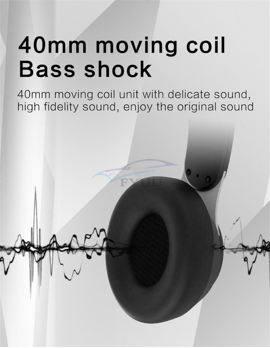 3 in 1 Multifunctional Bluetooth Wireless Headset Stereo Foldable Universal