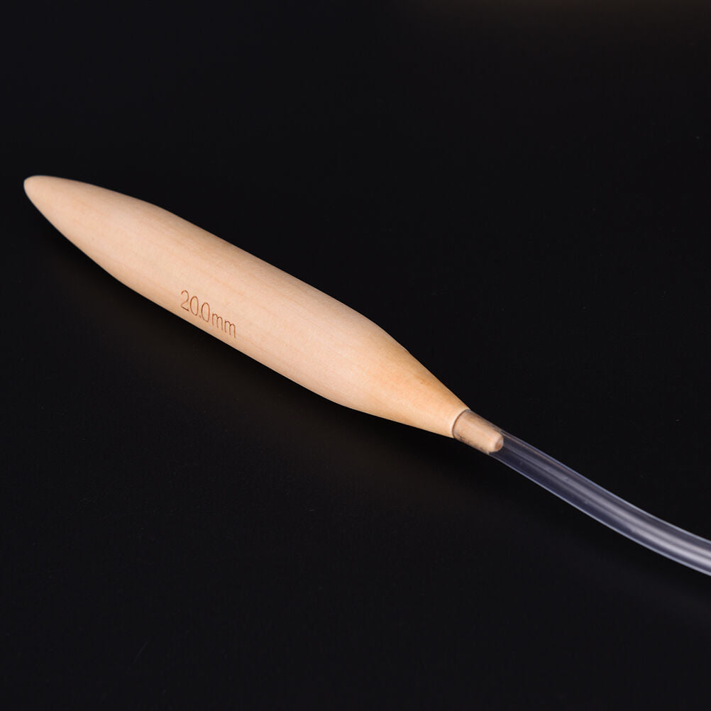 Bamboo Fixed Circular Knitting Needle Pin 32" 80cm Length 20mm Size  `jJC.l8