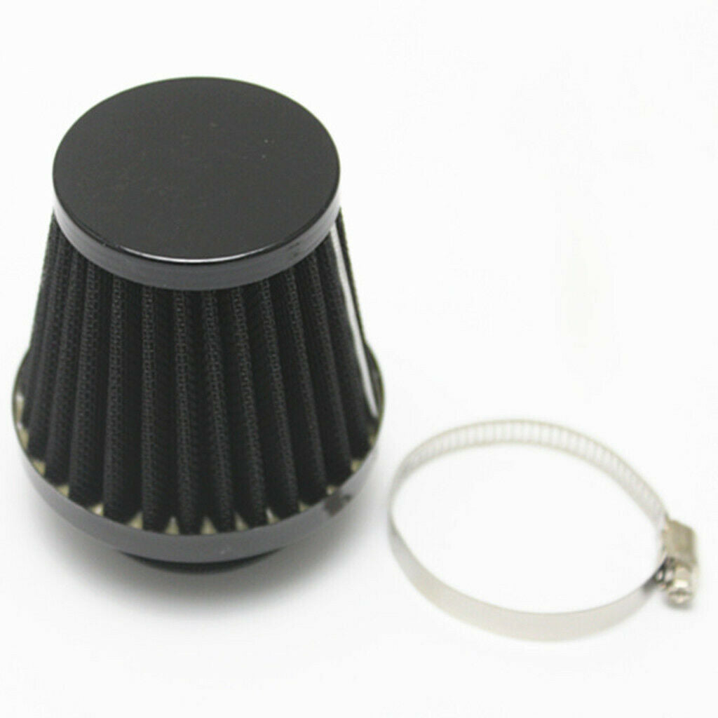 Black 50mm Air Intake Filter for Universal Motorcycle Dirt Bike ATV Quad Pit