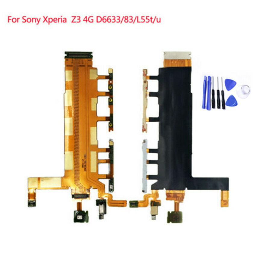 Power Volume Switch Button Flex Cable Replacement for Sony Xperia Z3 4G D6633/8
