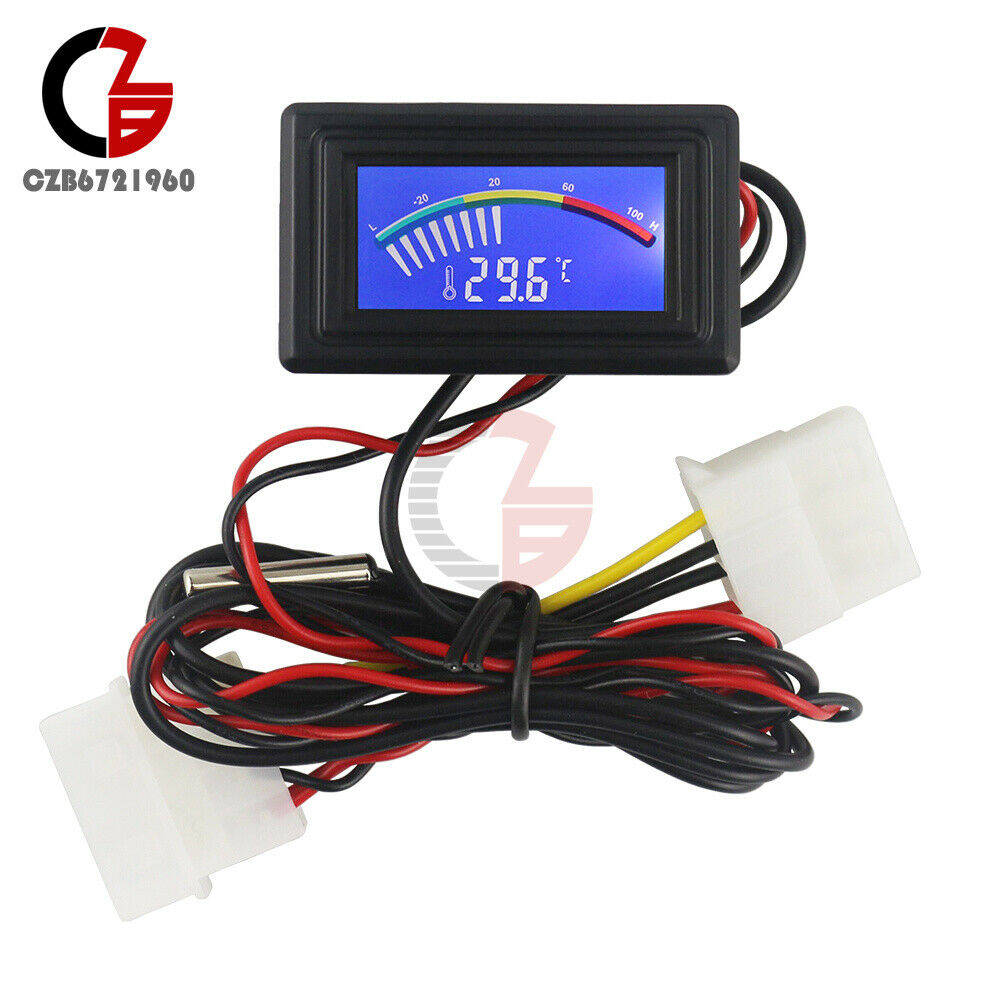 DC 4V-25V Digital Thermometer Temperature Sensor Meter NTC 10K Waterproof Probe