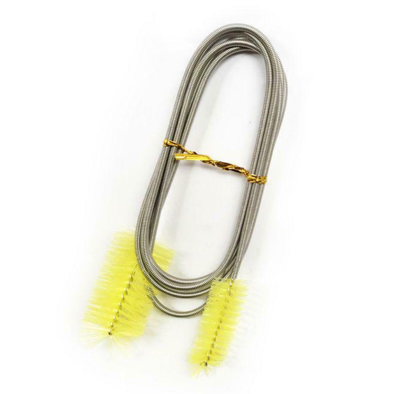 Aquarium Stainless Steel Flexible Cleaning Brush Double Ended Hose Pipe Cleaner