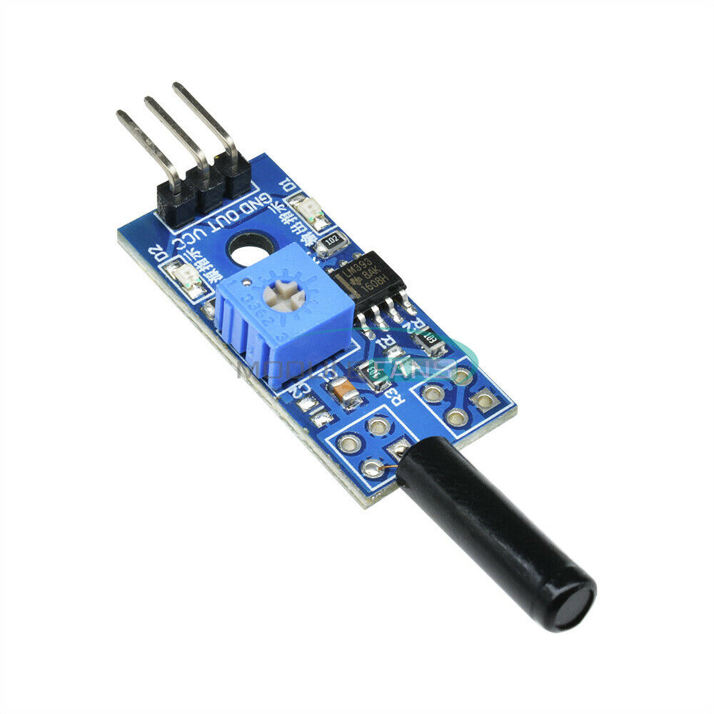 2PCS LM393 Vibration Switch Sensor Module for Intelligent Vehicle DC5V/3.3V