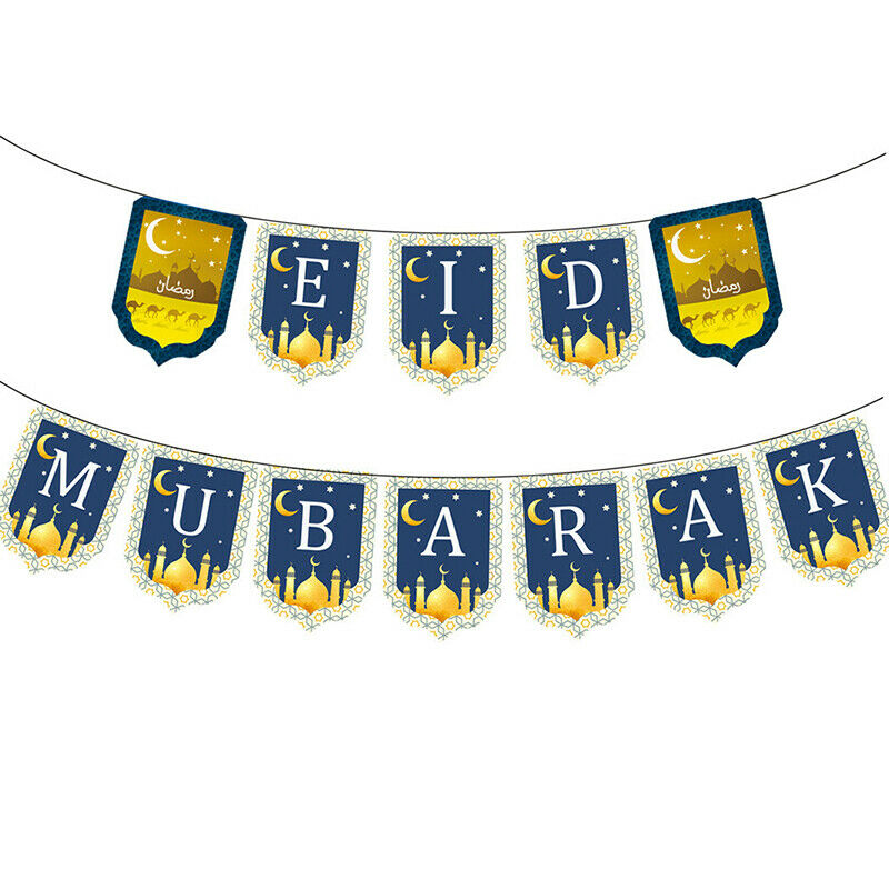 Eid Mubarak Banner Ramadan Mubarak Muslim Banner Party Suppli.l8