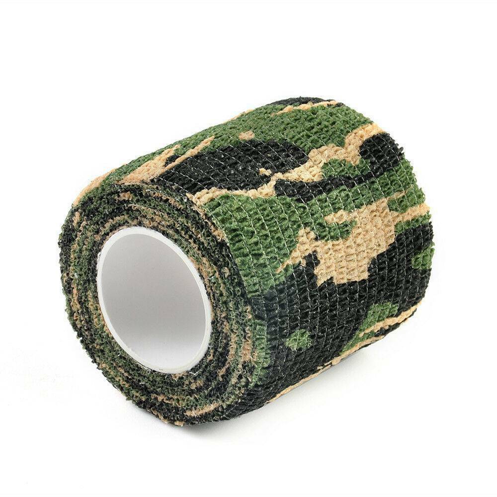Practical Camo Gun Hunting Waterproof Camping Camouflage Stealth Duct Tape Wrap/
