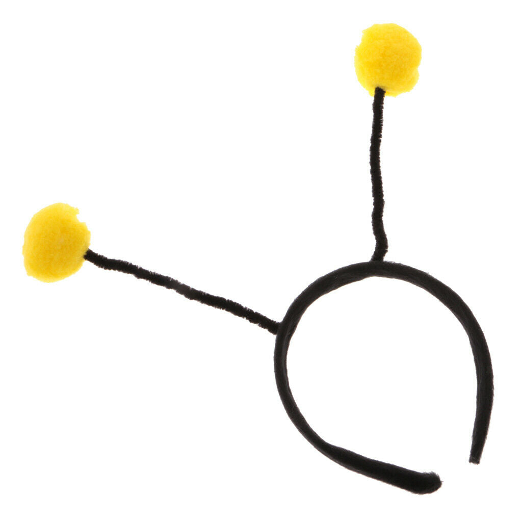 6 Pieces Yellow Bee Hair Bands, Tentacle Hair Hoop, Party Headbands, for Kids