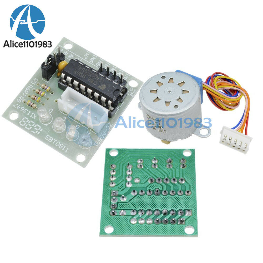 10PCS 5V Stepper Motor 28BYJ-48 + Drive Test Module Board ULN2003 5 Line 4 Phase