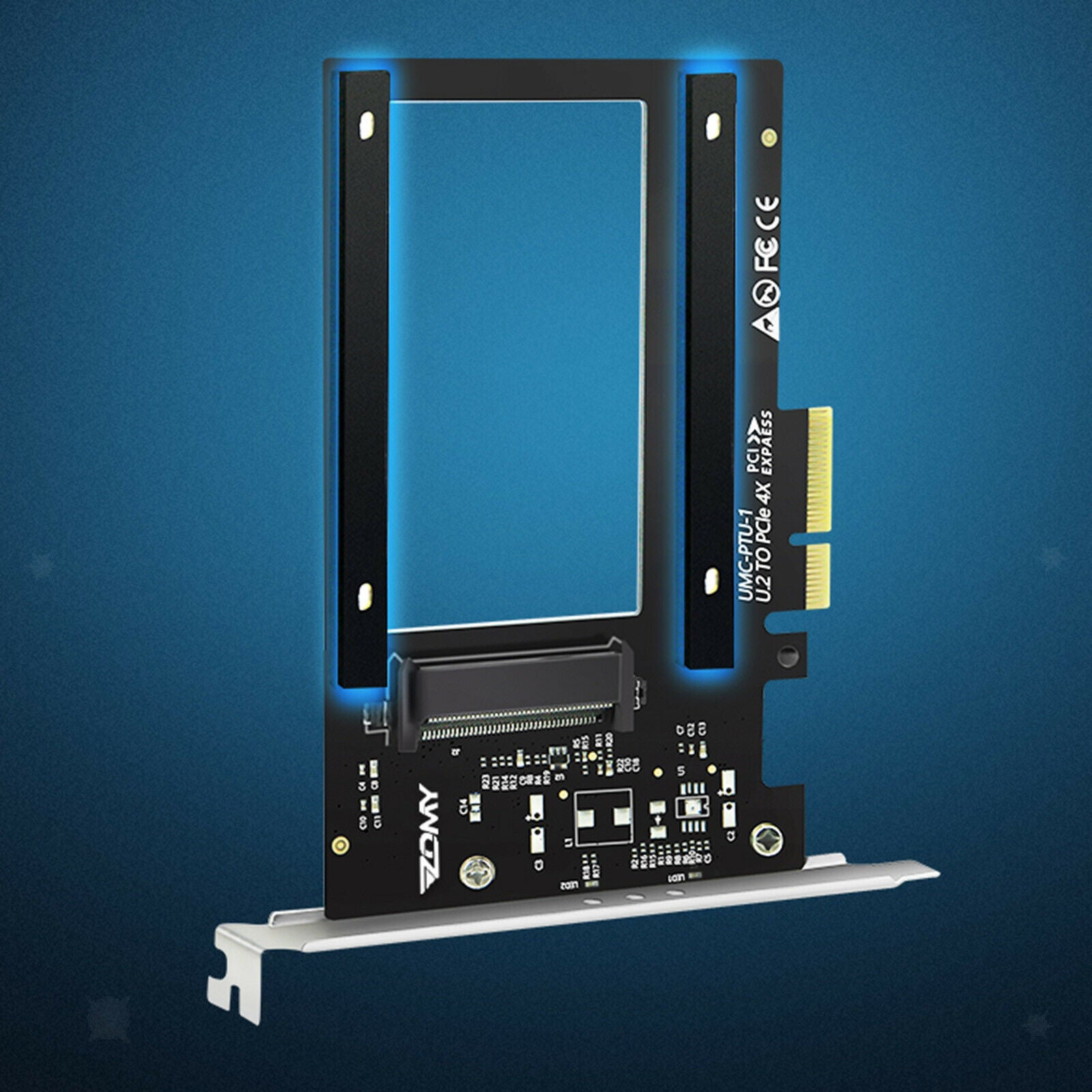 Mini U.2 to PCIe Adapter Expansioncard for 2.5" SSD Drive Converter Adapter