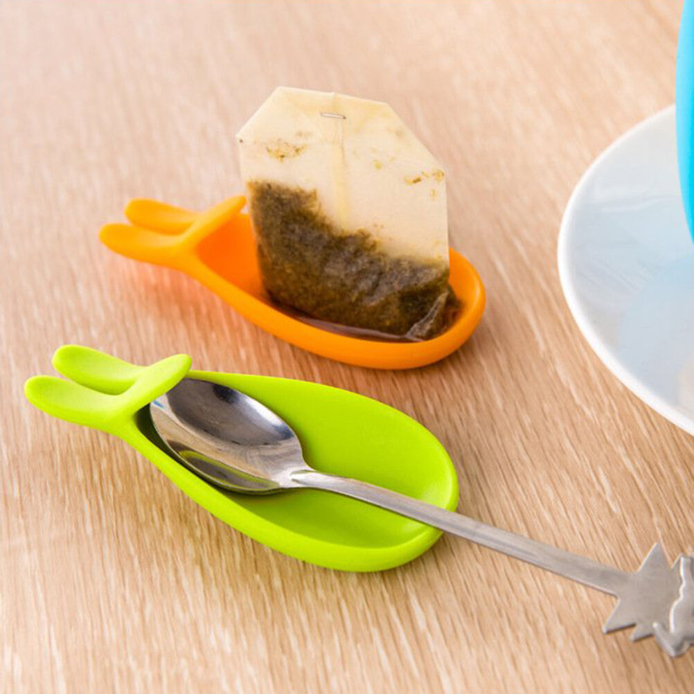 1X Silicone Gel Rabbit Shape Tea Bag Infuser Holder Random Colors Mug Gif.l8